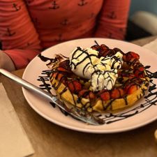 Heart-Garden Waffles & Coffee