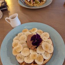 Heart-Garden Waffles & Coffee