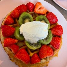Heart-Garden Waffles & Coffee