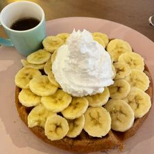 Heart-Garden Waffles & Coffee