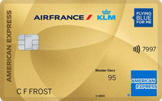 American Express Flying Blue Gold Card (transparent png)